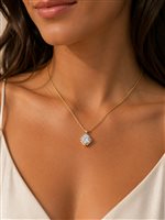 Collana Vidali Gioielli Donna in Oro giallo Zircone COOR-27-34 - COOR-27-34